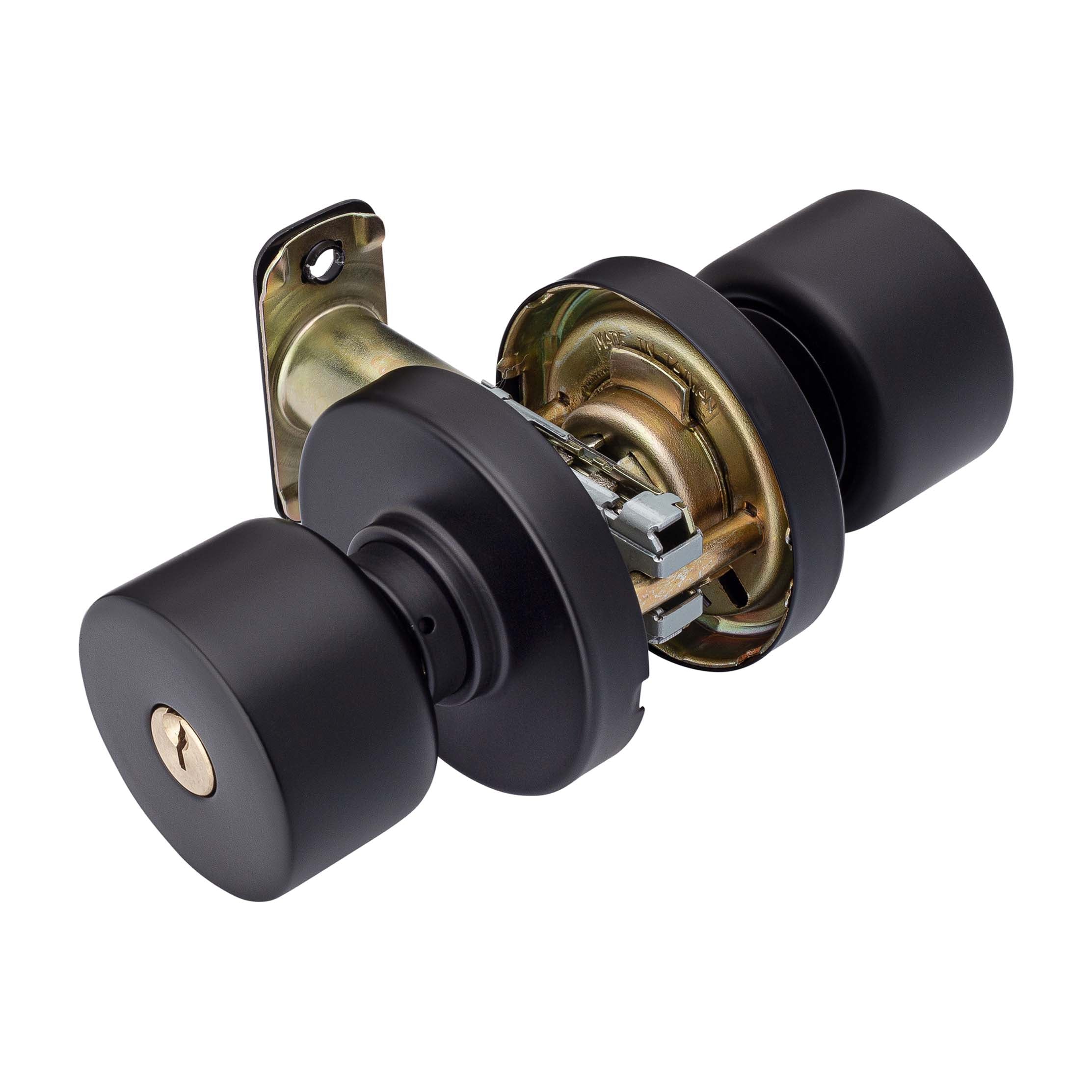 Door Knob Set Keyed / Entry Function Contemporary Style Brooklyn Collection